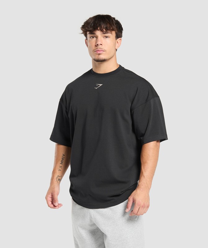 Gymshark Lifting Club T-Shirt T-Shirt Heren Zwart Lichtgrijs | TRUV38579
