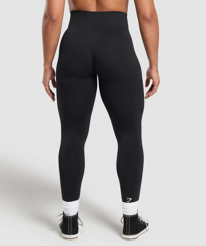 Gymshark Lifting Essentials Leggings Leggings Dames Zwart | MWXC85497