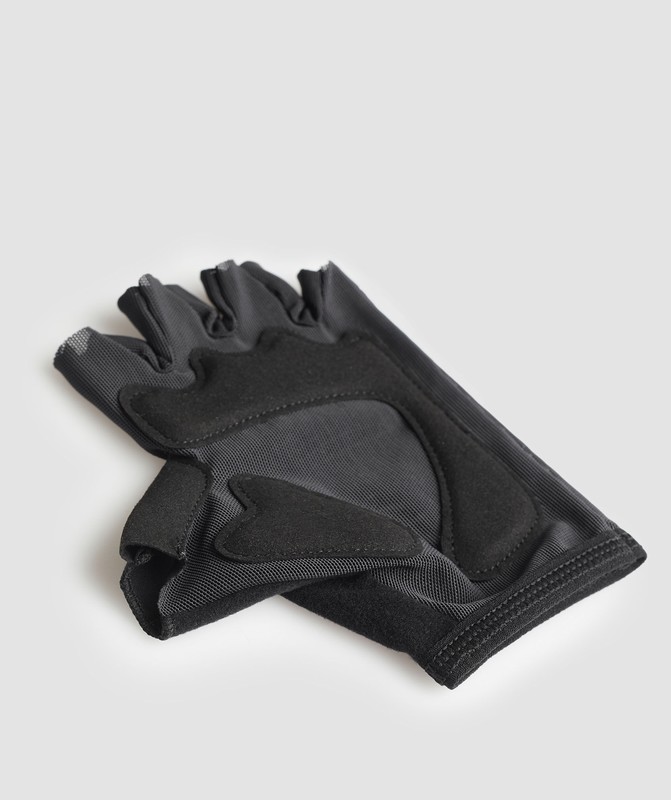 Gymshark Lifting Gloves Handschoenen Dames Zwart | BZUC27964