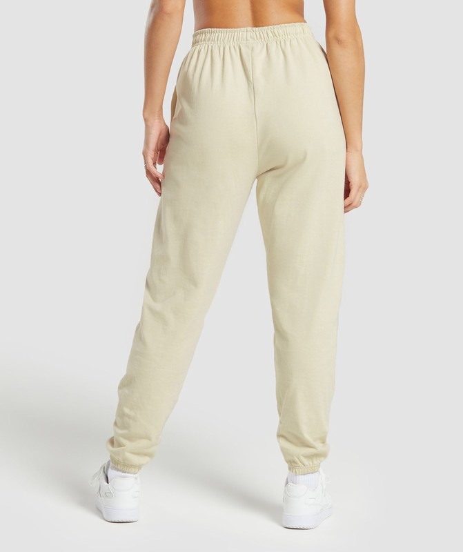 Gymshark Lifting Lightweight Joggers Joggingbroek Dames Wit | PFAJ76403