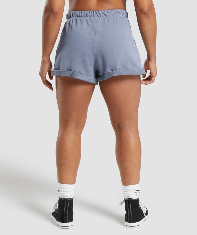 Gymshark Lifting Loose Shorts Korte Broek Dames Blauw | KJIW78695