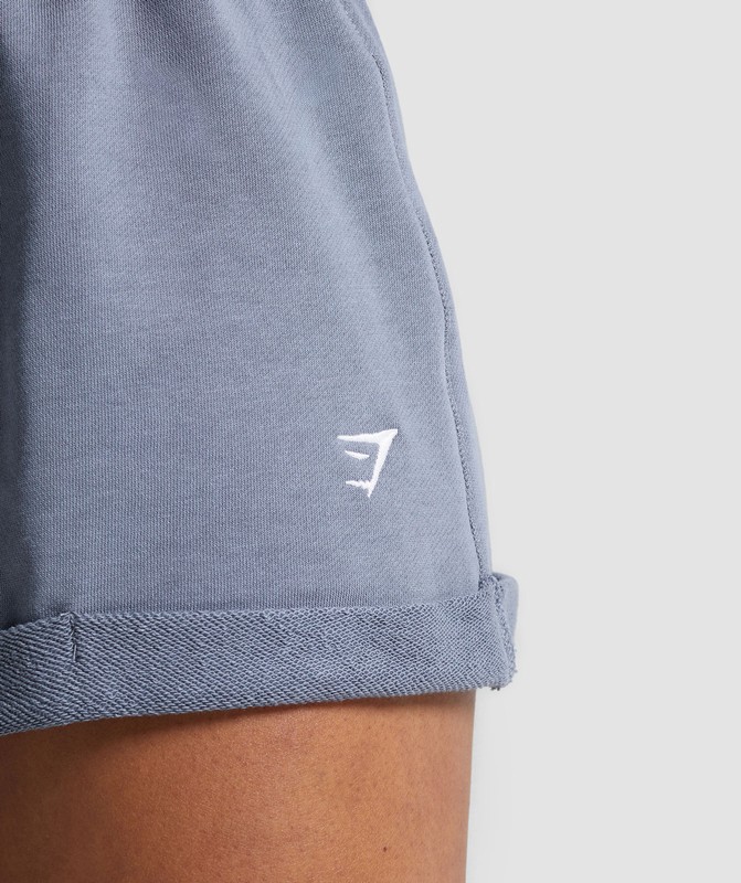 Gymshark Lifting Loose Shorts Korte Broek Dames Blauw | KJIW78695