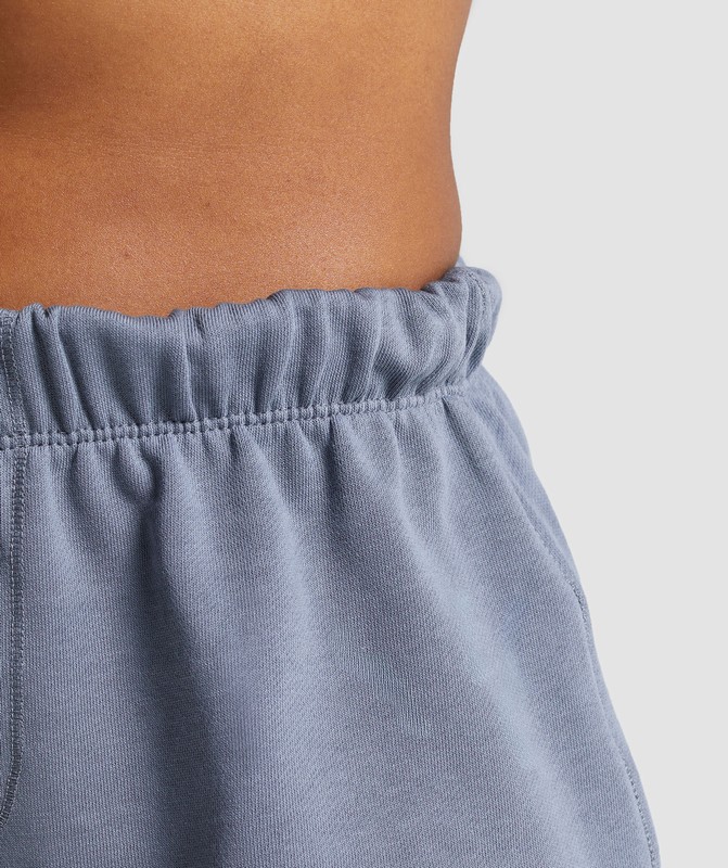 Gymshark Lifting Loose Shorts Korte Broek Dames Blauw | KJIW78695