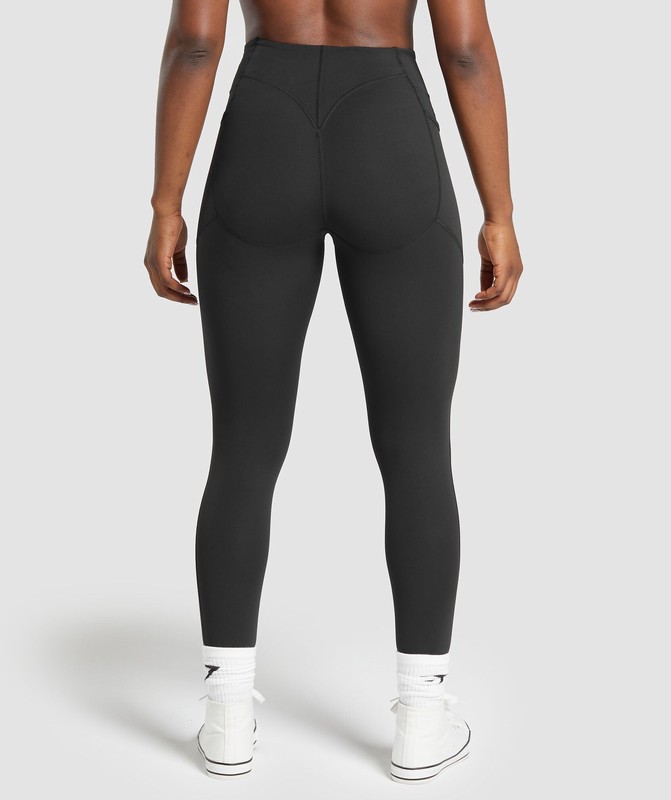 Gymshark Lifting Pocket Leggings Leggings Dames Zwart | NWQM72398