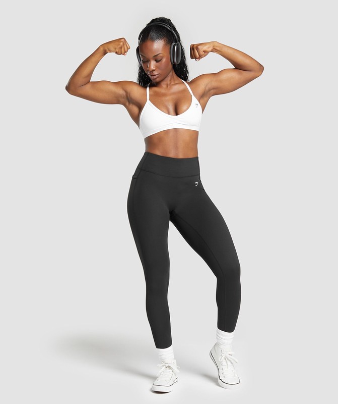 Gymshark Lifting Pocket Leggings Leggings Dames Zwart | NWQM72398