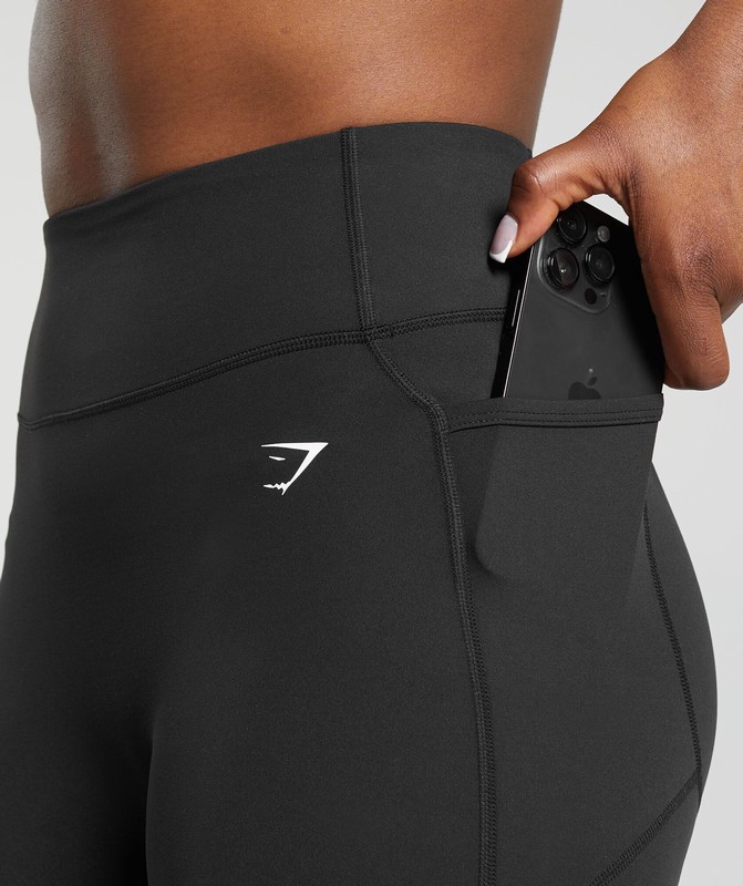 Gymshark Lifting Pocket Leggings Leggings Dames Zwart | NWQM72398