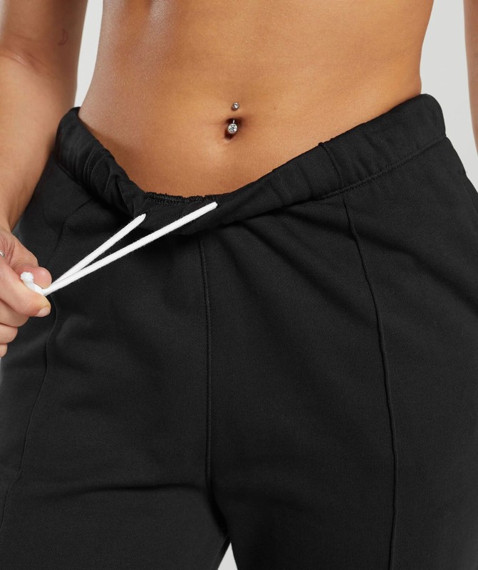 Gymshark Lifting Straight Leg Jogger Joggingbroek Dames Zwart | JUBA39516