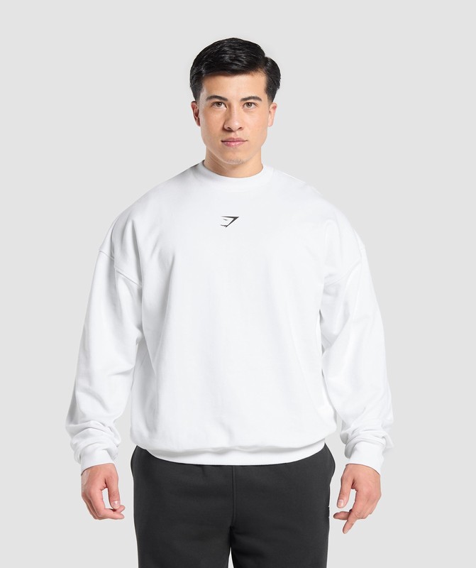 Gymshark Liftmas Crew Sokken Heren Wit | KRJB87521