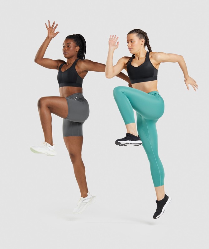 Gymshark Lightweight High Support Sports Bra Sport BH Dames Zwart | VSNF13279