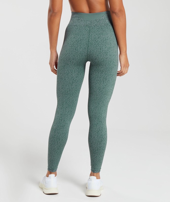 Gymshark Marl Seamless Leggings Leggings Dames Donkergrijs Grijs | CXDN35019