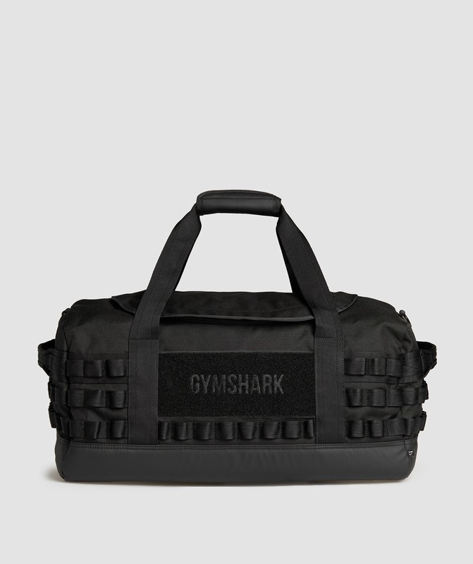 Gymshark Military Holdall Tas Dames Zwart | RWHP43628
