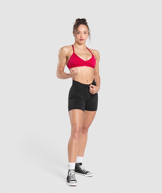 Gymshark Minimal Sports Bra Sport BH Dames Roze | LKOM58293
