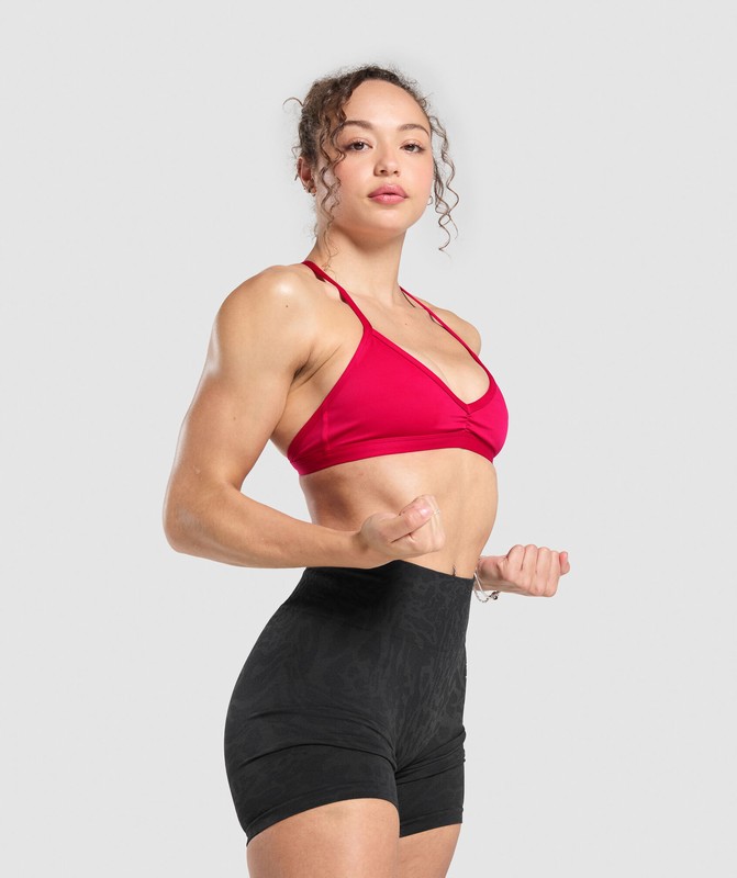 Gymshark Minimal Sports Bra Sport BH Dames Roze | LKOM58293
