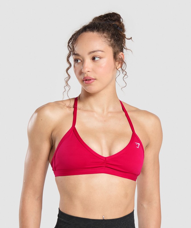 Gymshark Minimal Sports Bra Sport BH Dames Roze | LKOM58293