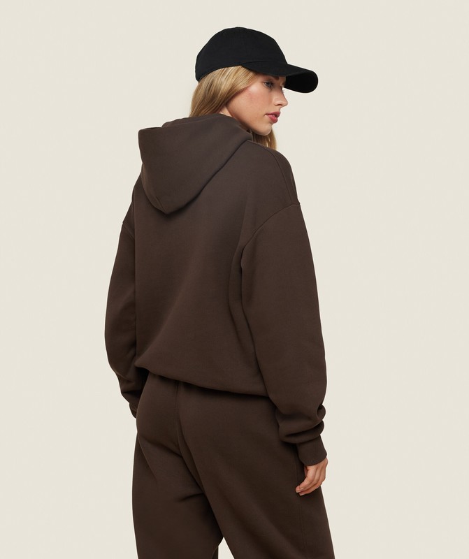 Gymshark Pe Graphic Hoodie Hoodie Dames Bruin | UNAX91487