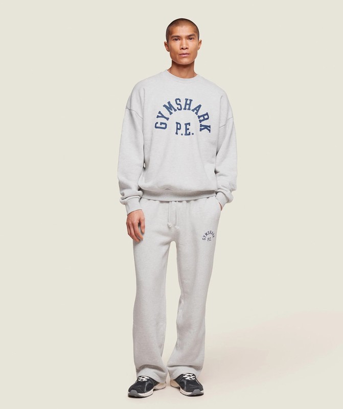 Gymshark Phys Ed Crew Sokken Heren Lichtgrijs | XFQI71693