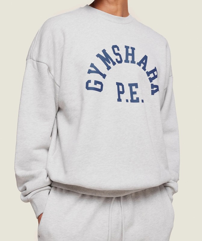 Gymshark Phys Ed Crew Sokken Heren Lichtgrijs | XFQI71693
