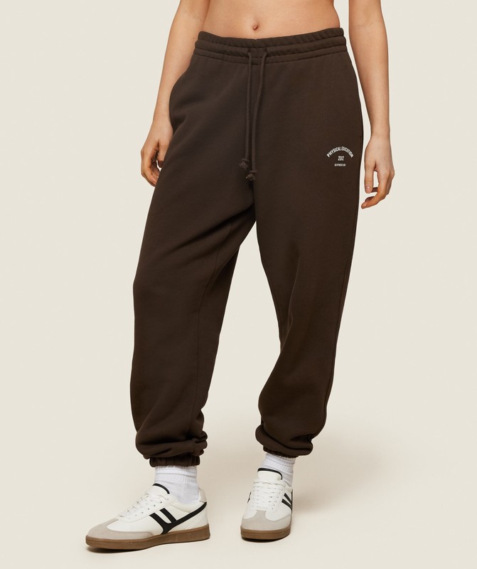 Gymshark Phys Ed Graphic Sweatpants Broek Dames Bruin | YAIL39824