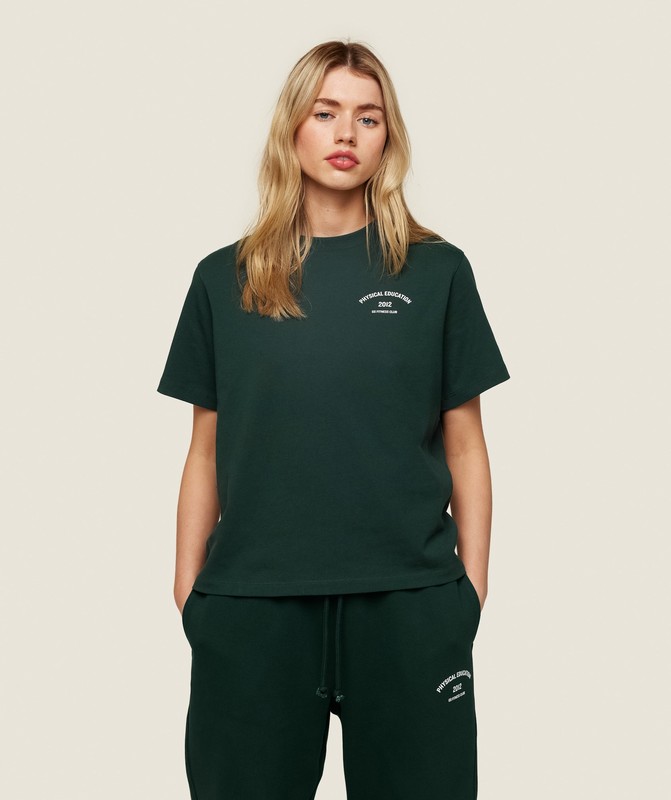 Gymshark Phys Ed Graphic T-Shirt T-Shirt Dames Groen | OJZP61743