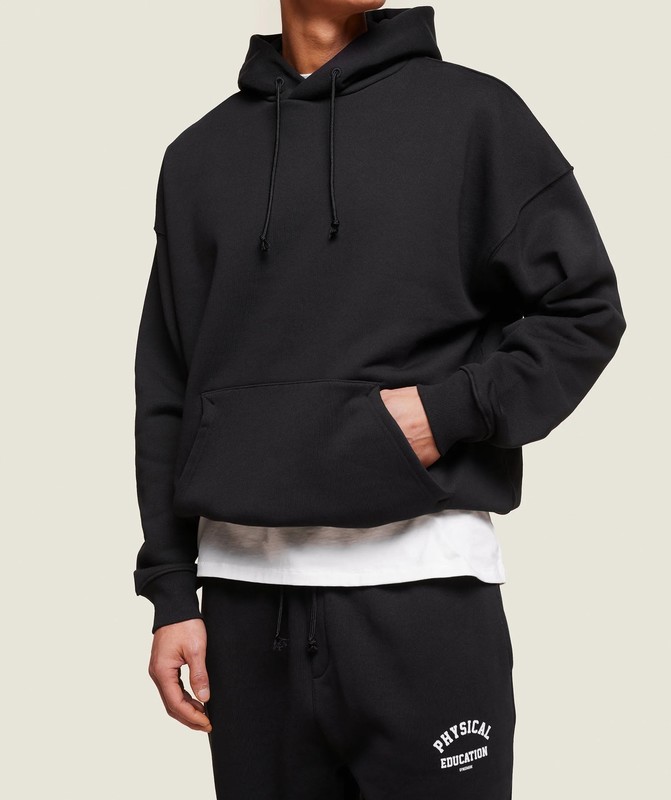 Gymshark Phys Ed Hoodie Hoodie Heren Zwart | NAIM74095