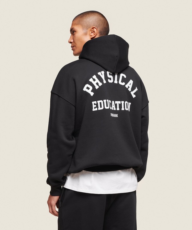 Gymshark Phys Ed Hoodie Hoodie Heren Zwart | NAIM74095