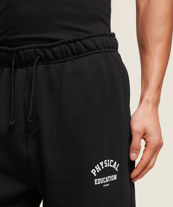 Gymshark Phys Ed Joggers Joggingbroek Heren Zwart | VUQB49713