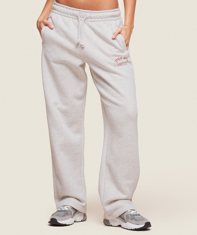 Gymshark Phys Ed Straight Leg Joggers Joggingbroek Dames Lichtgrijs | WRBX59206