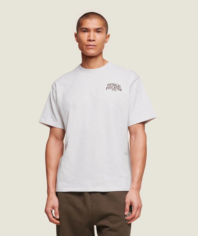 Gymshark Phys Ed T-Shirt T-Shirt Heren Lichtgrijs | BQIO53470