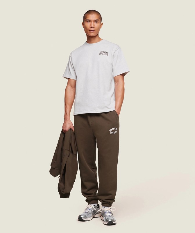 Gymshark Phys Ed T-Shirt T-Shirt Heren Lichtgrijs | BQIO53470