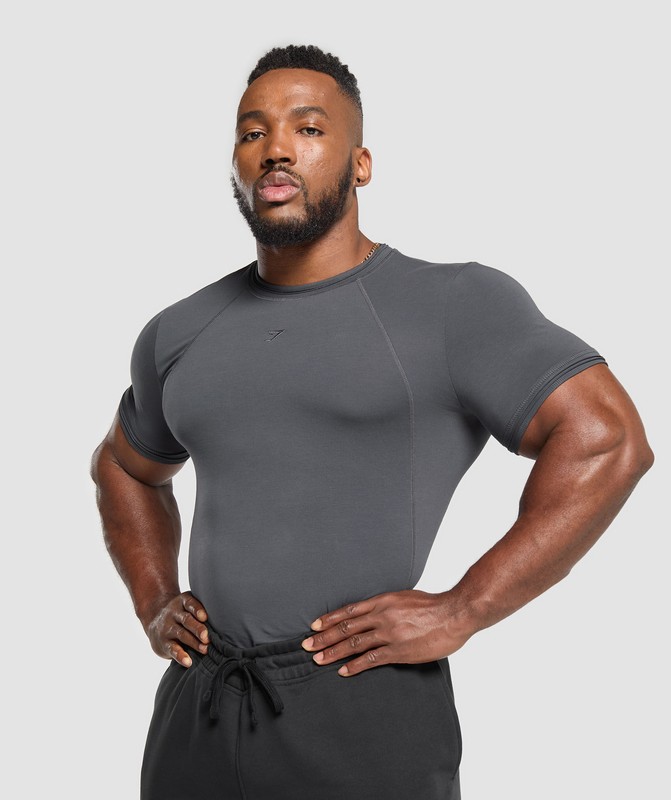 Gymshark Physique T-Shirt T-Shirt Heren Grijs | PXJV64275