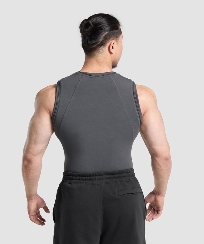 Gymshark Physique Tank Tanktop Heren Grijs | UFGK46285