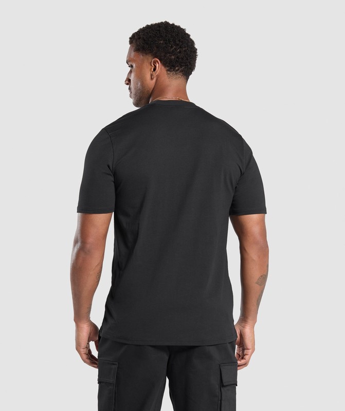 Gymshark Pocket T-Shirt T-Shirt Heren Zwart | WVCX46718