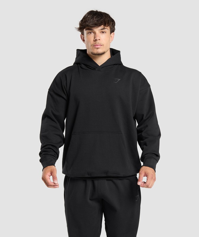 Gymshark Power Hoodie Hoodie Heren Zwart | QTZW91085
