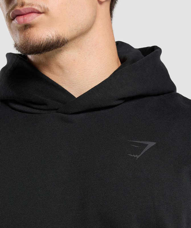 Gymshark Power Hoodie Hoodie Heren Zwart | QTZW91085