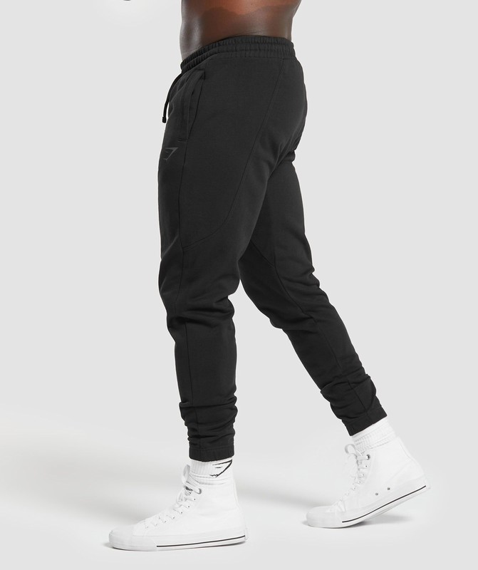 Gymshark Power Joggers Joggingbroek Heren Zwart | ZQBT18264