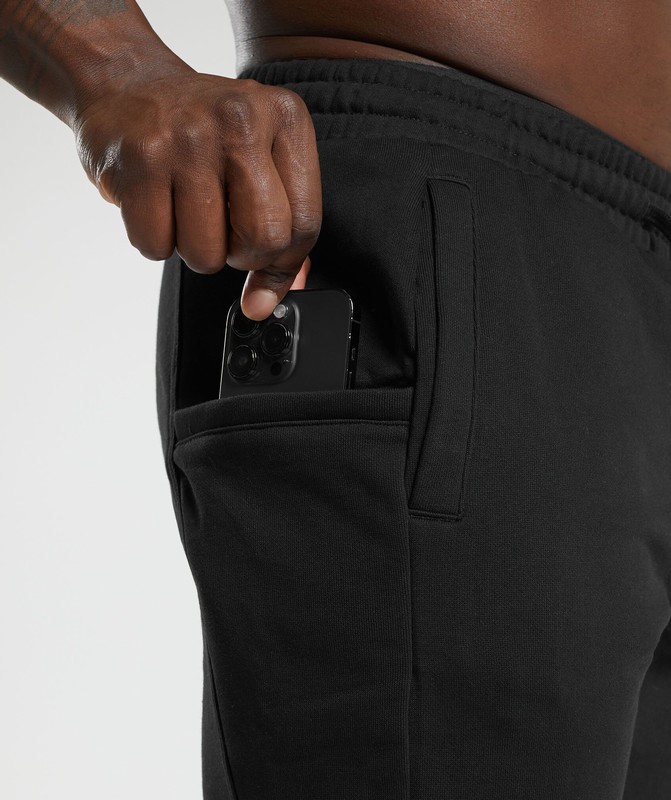 Gymshark Power Joggers Joggingbroek Heren Zwart | ZQBT18264