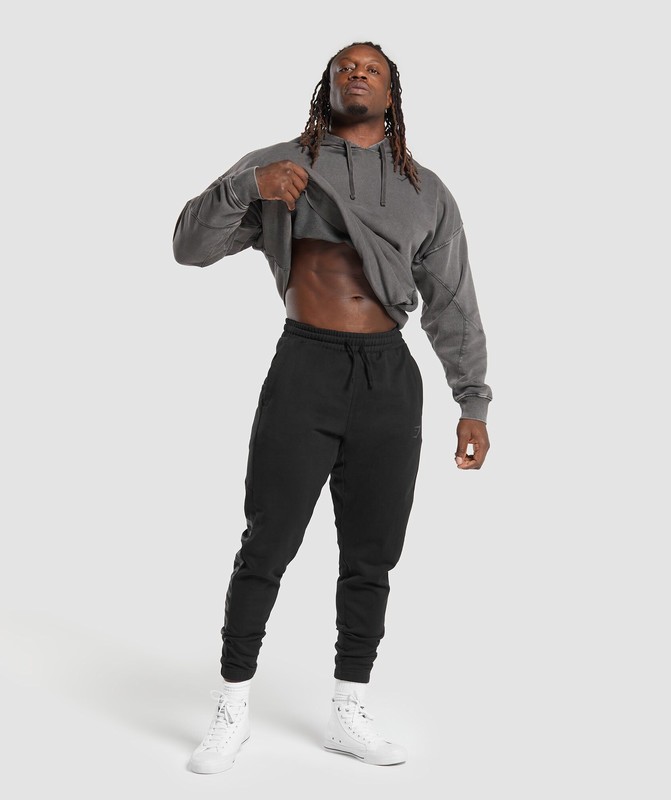 Gymshark Power Joggers Joggingbroek Heren Zwart | ZQBT18264