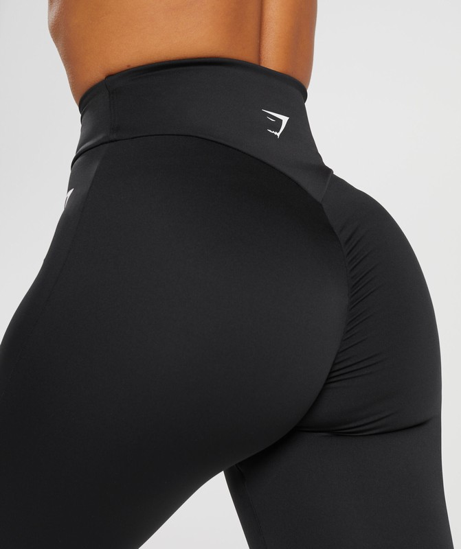 Gymshark Power Leggings Leggings Dames Zwart | SINH32816