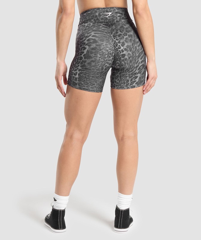 Gymshark Power Shorts Korte Broek Dames Donkergrijs | EOQG16579