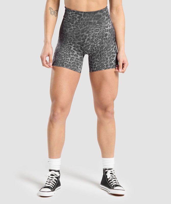 Gymshark Power Shorts Korte Broek Dames Donkergrijs | EOQG16579