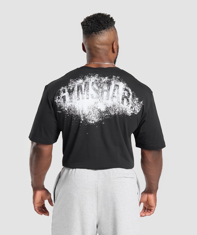 Gymshark Power T-Shirt (Special Edition) T-Shirt Heren Zwart | OYKT89751