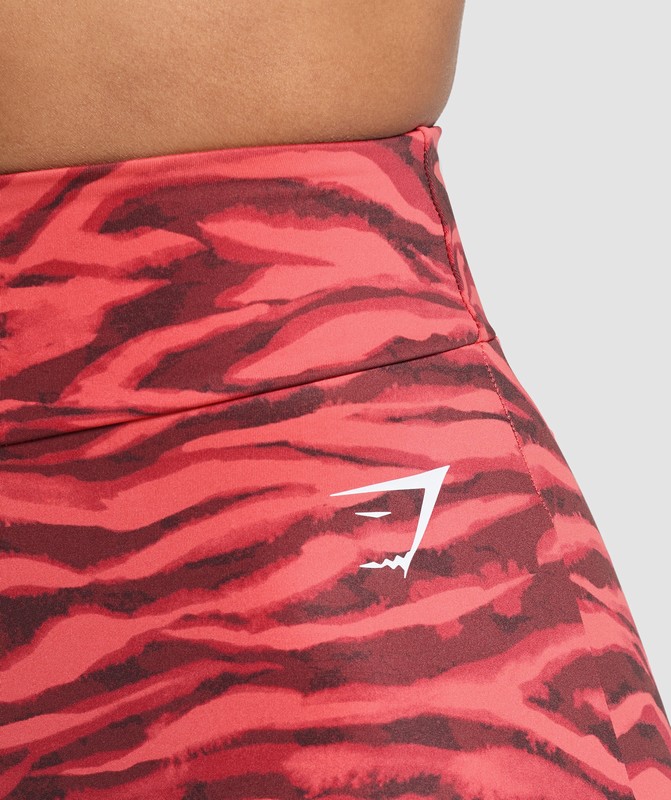 Gymshark Power Tight Shorts Korte Broek Dames Roze | EVMY91368