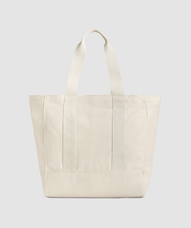 Gymshark Power Tote Tote Dames Wit Beige | AHRY46127