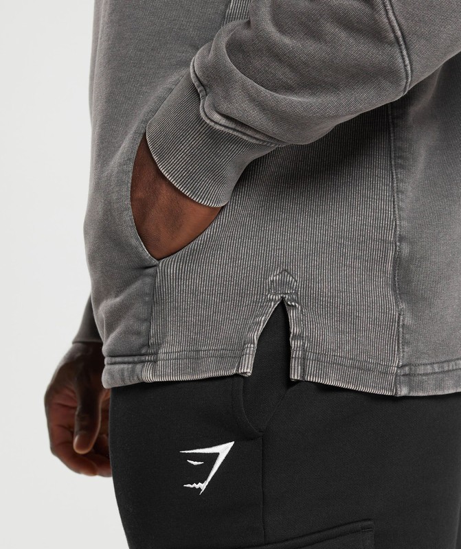 Gymshark Power Washed Crew Sokken Heren Grijs | YCAK84715