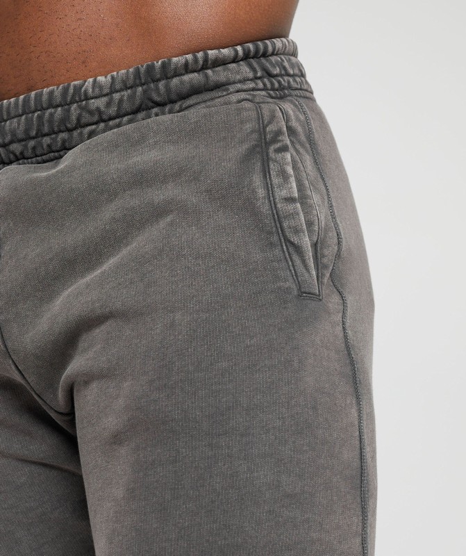 Gymshark Power Washed Joggers Joggingbroek Heren Grijs | BKYN28534