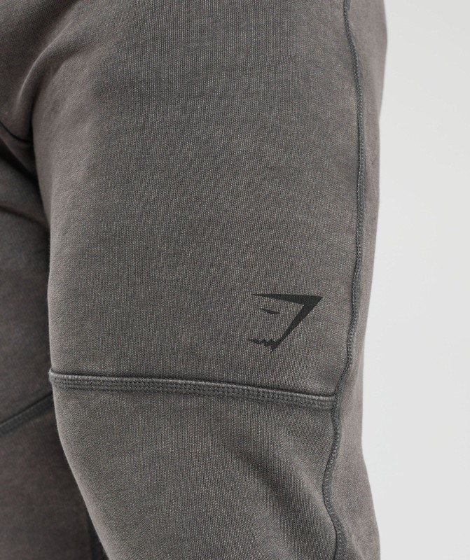 Gymshark Power Washed Joggers Joggingbroek Heren Grijs | BKYN28534