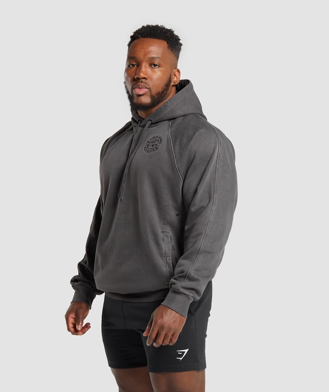 Gymshark Premium Legacy Hoodie Hoodie Heren Zwart | OAPL32615