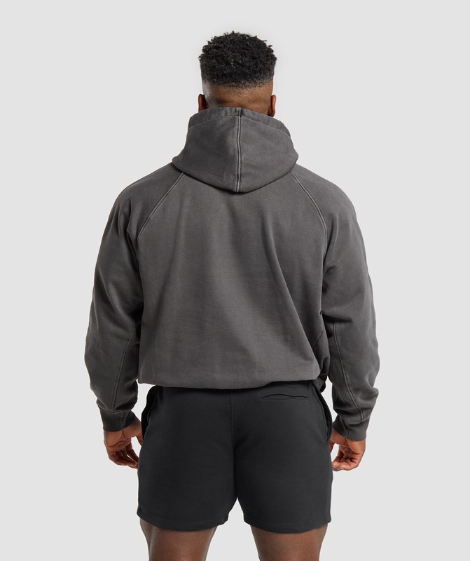 Gymshark Premium Legacy Hoodie Hoodie Heren Zwart | OAPL32615