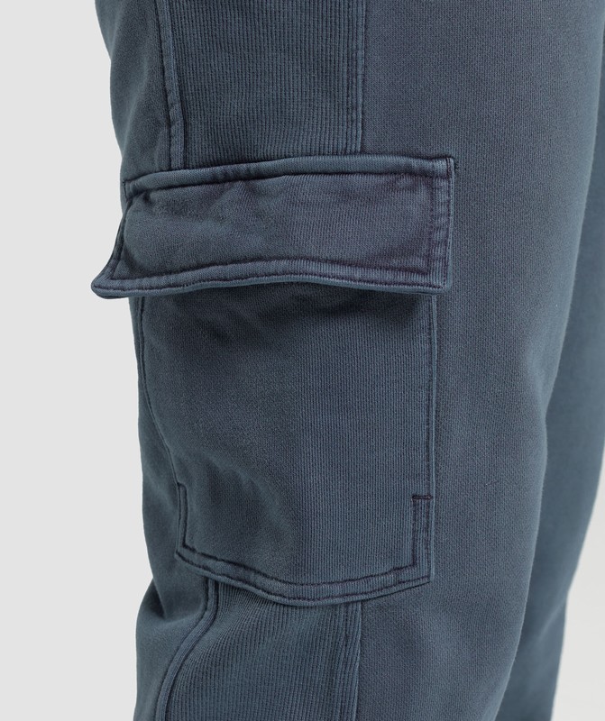 Gymshark Premium Legacy Joggers Joggingbroek Dames Blauw | AYMU20871