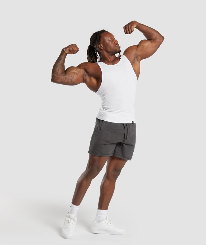 Gymshark Premium Legacy Shorts Korte Broek Heren Zwart | BXKF97268